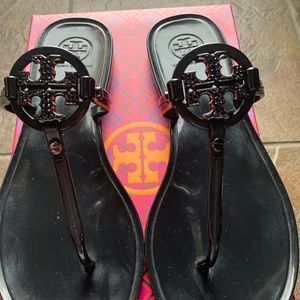 Tory Burch Miller Black Jelly Sandals